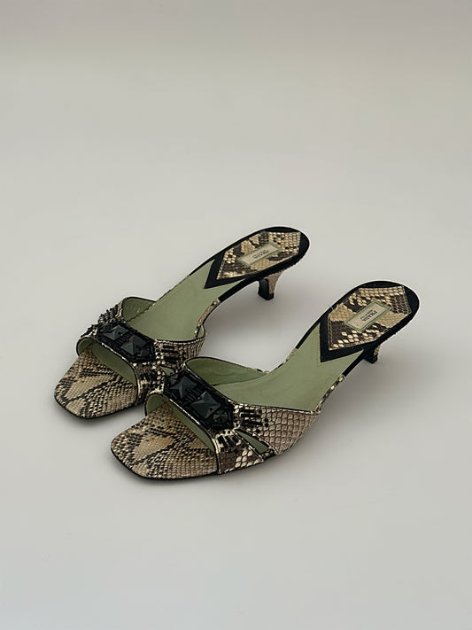 Prada Snake Mules (42)
