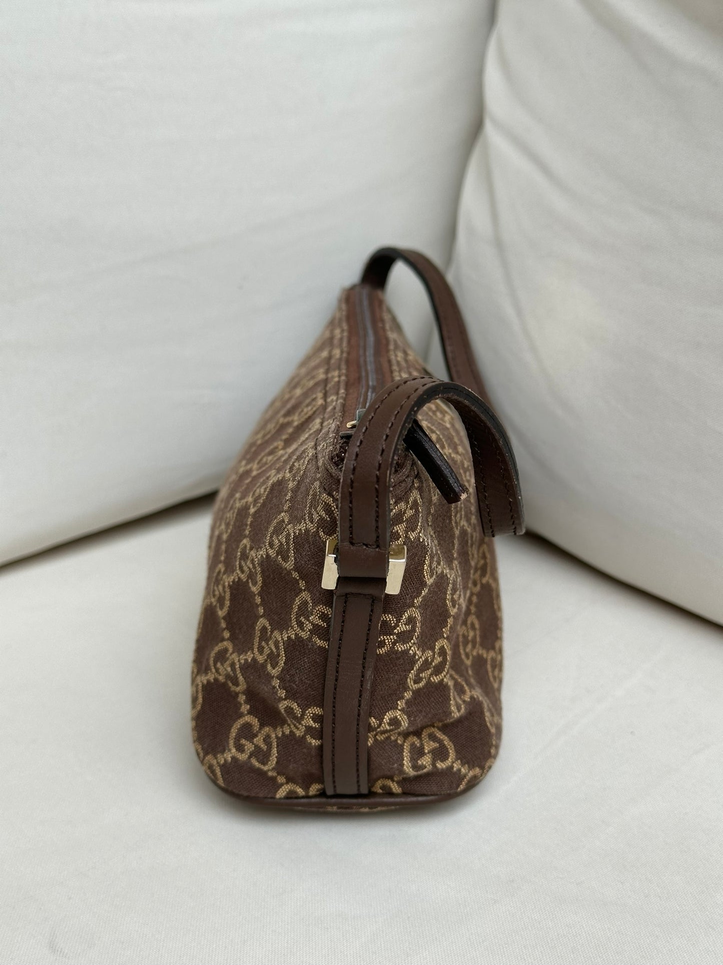 Gucci Boat Pochette Brown