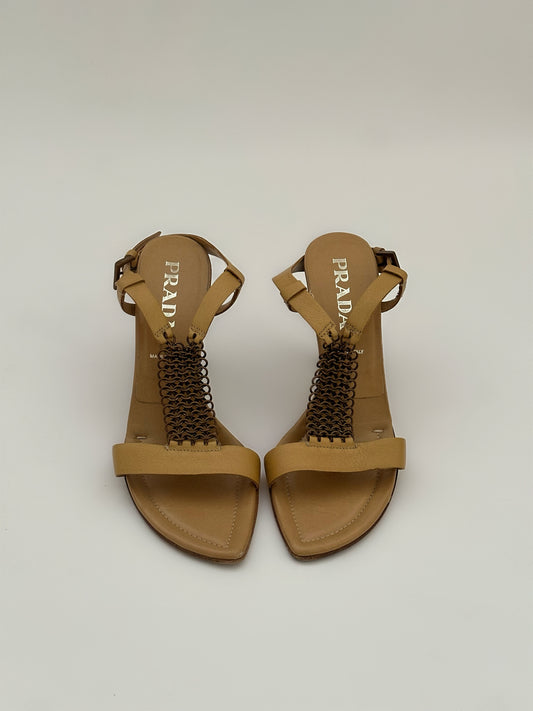 Prada Chain High Heels (40)