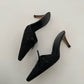 Gucci Monogram Mules (38) with Box & Dustbag
