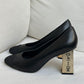 Chanel Cap Toe Leather Heels (39)