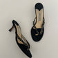 Jimmy Choo Thong Kitten Heels (39)