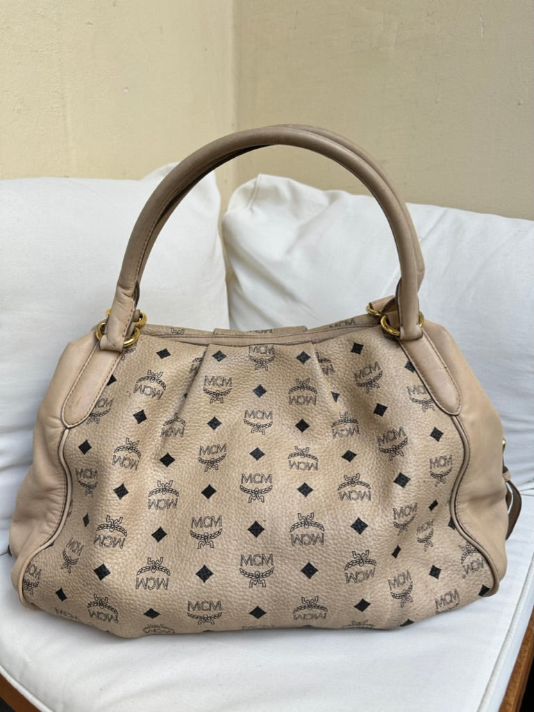 MCM Leather Shoulder Bag