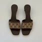 Gucci Monogram Mules (37,5)