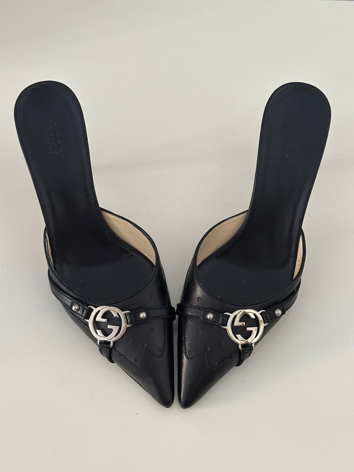 Gucci Logo Mules (39)
