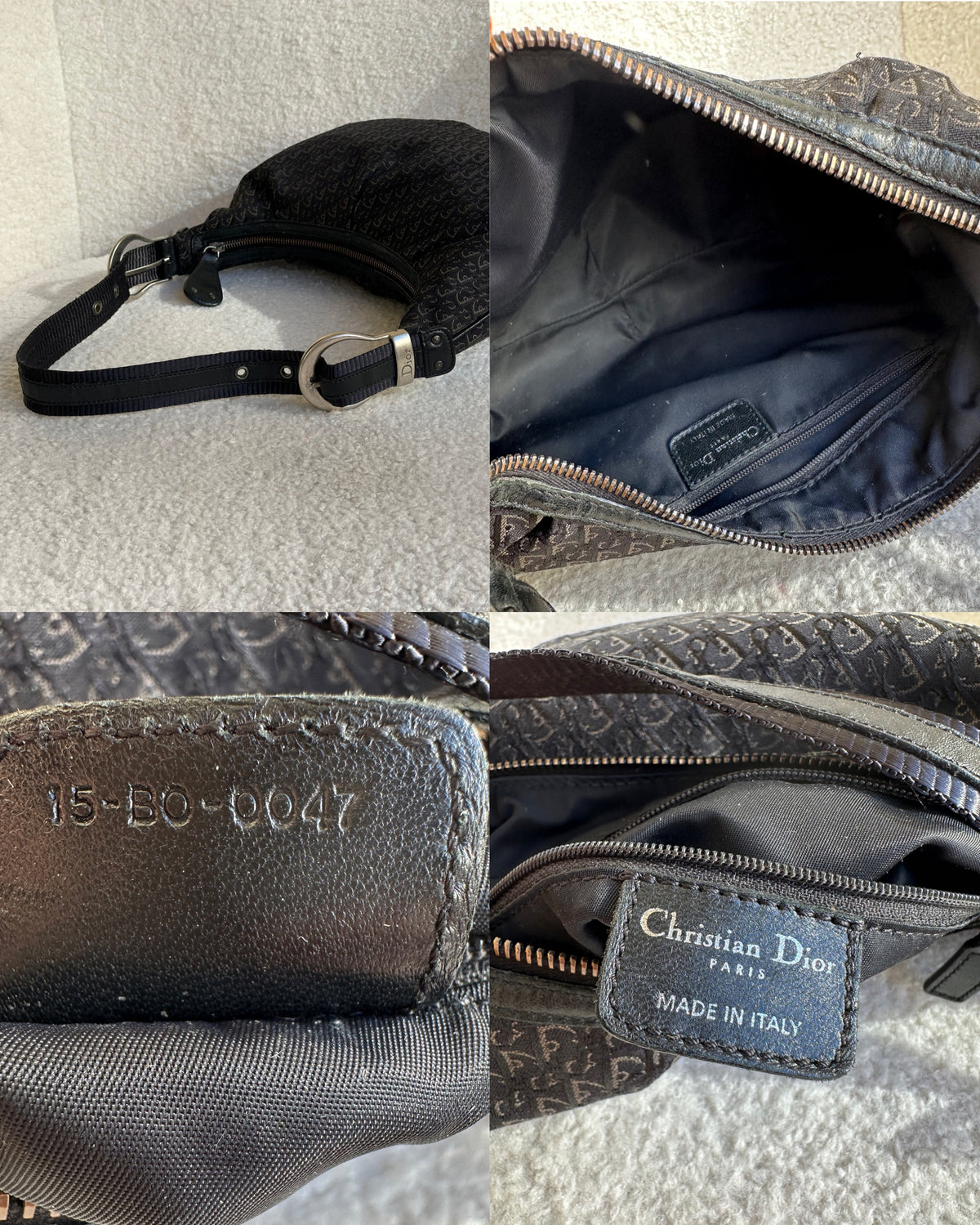 Christian Dior Monogram Hobo Bag