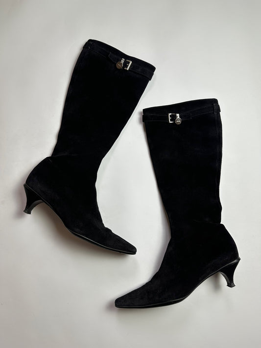 Prada Suede Leather Boots (38)