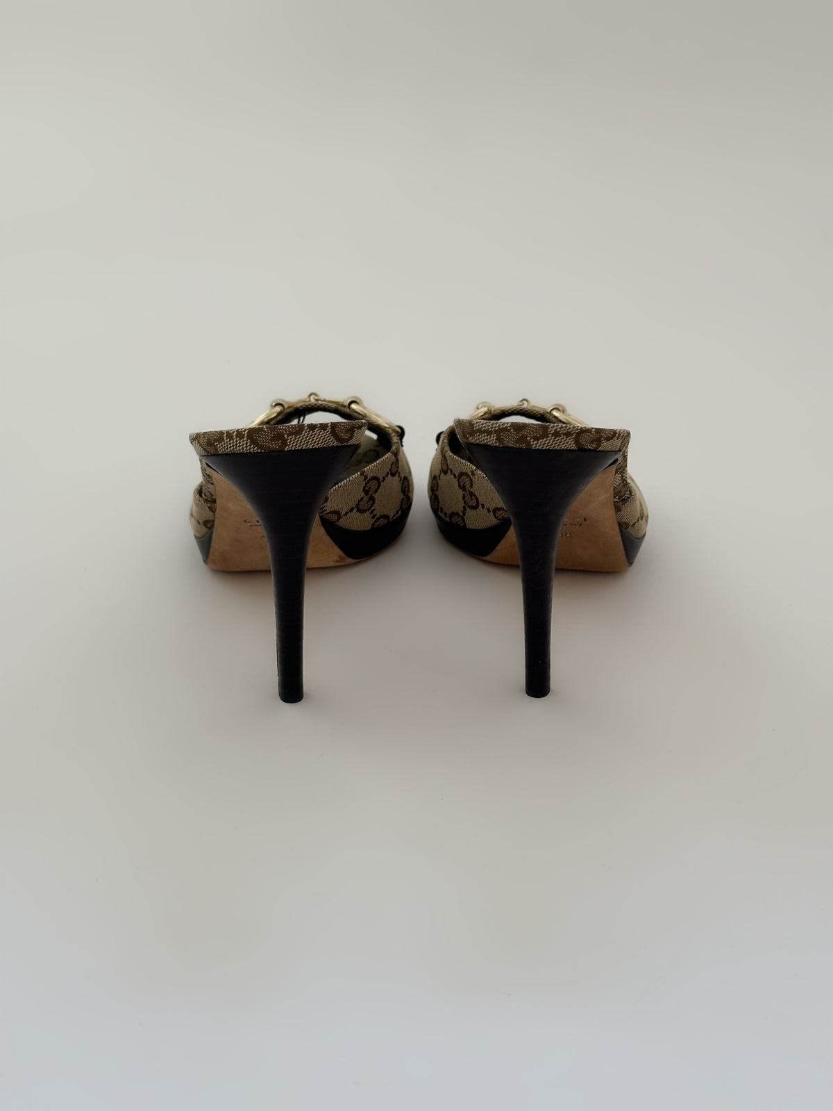 Gucci Monogram Mules (38)