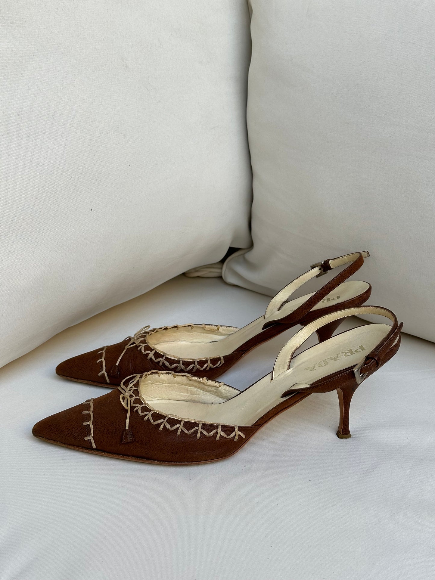 Prada Slingback Pumps (38)