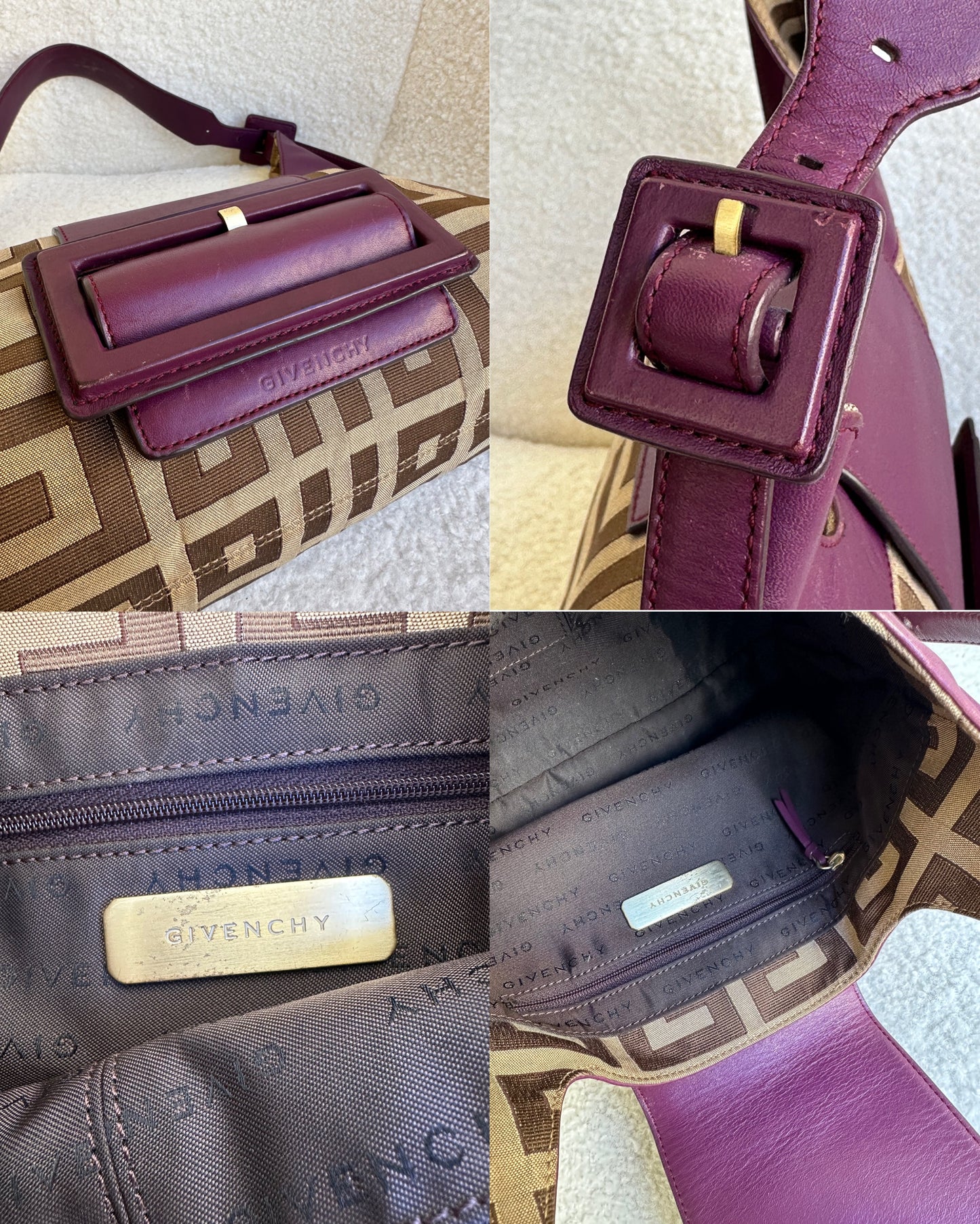 Givenchy Buckle Flap Hobo Bag