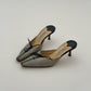 Jimmy Choo Checked Kitten Heels (38)