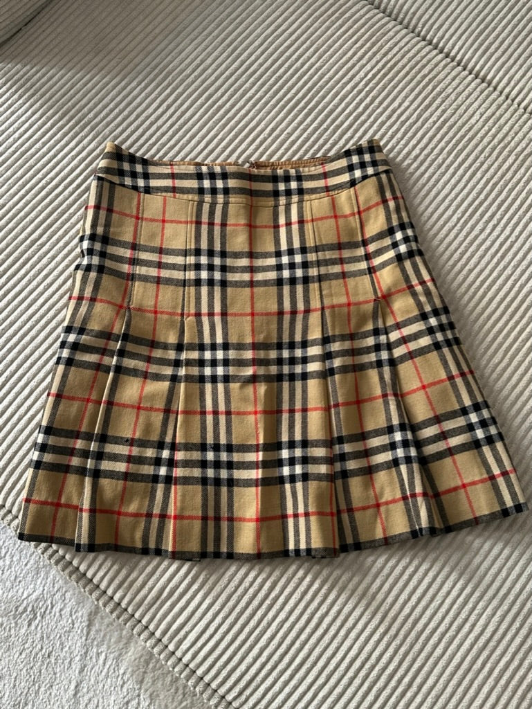 Burberry Nova Check Skirt (M)