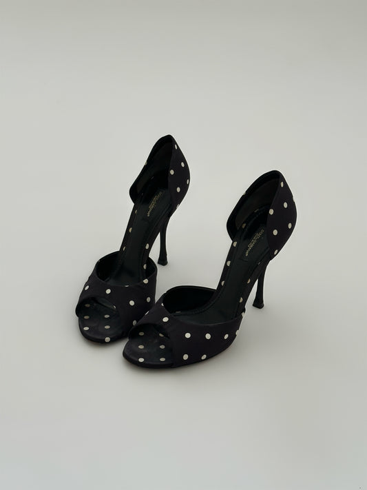 Dolce&Gabbana Polka Dot Heels (38)