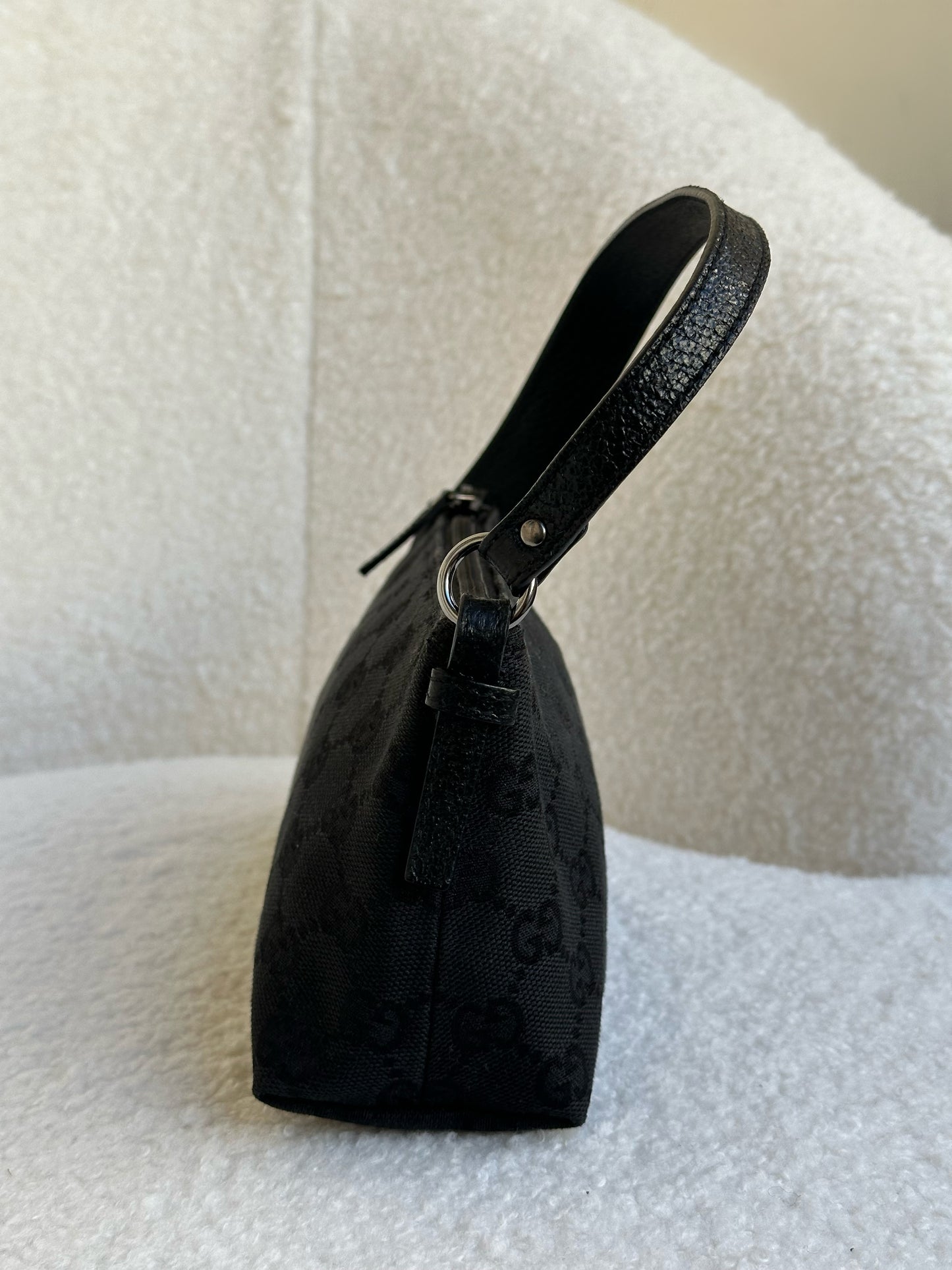 Gucci Monogram Pochette Black