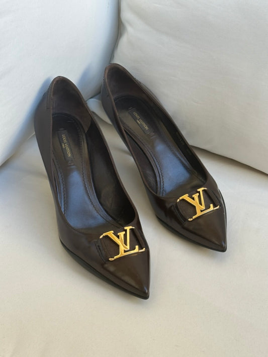 Louis Vuitton Leather Heels (39,5)