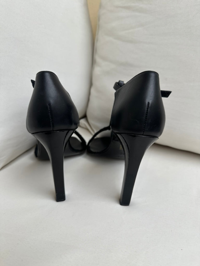 Gucci Ponyhair T-Strap Heels (38)