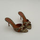 Gucci Monogram Horsebit Mules (39)