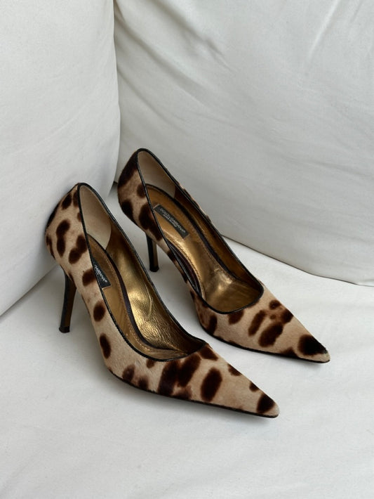 Dolce&Gabbana Fur Heels (37)
