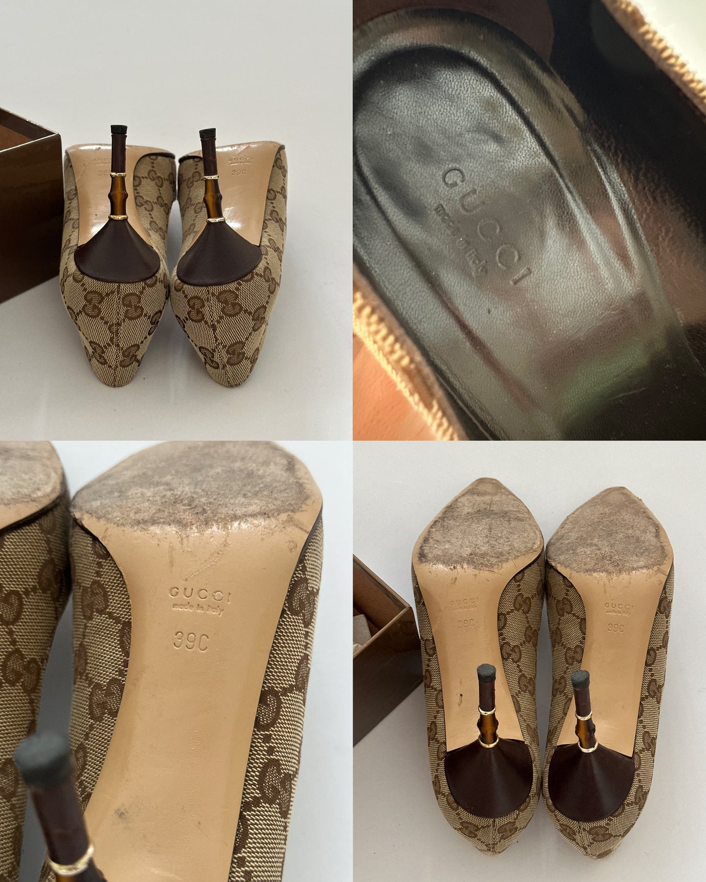 Gucci Bamboo Monogram Pumps (39,5)