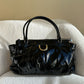 Gucci D Ring Patent Leather Bag