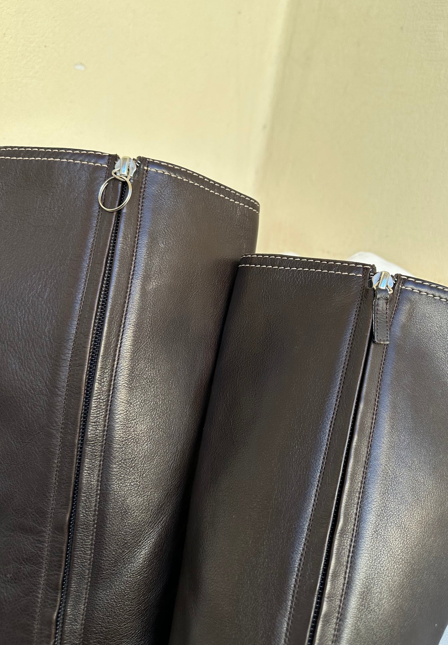 Celine Leather Boots (38)