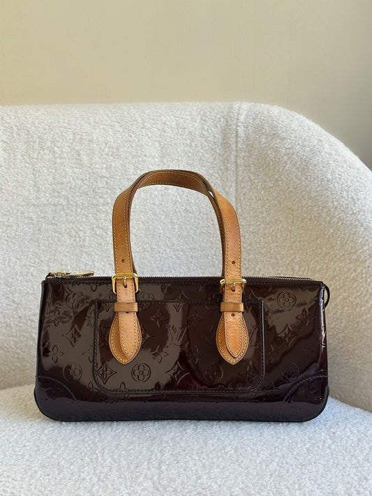 Louis Vuitton Vernis Rosewood Avenue Amarante Bag