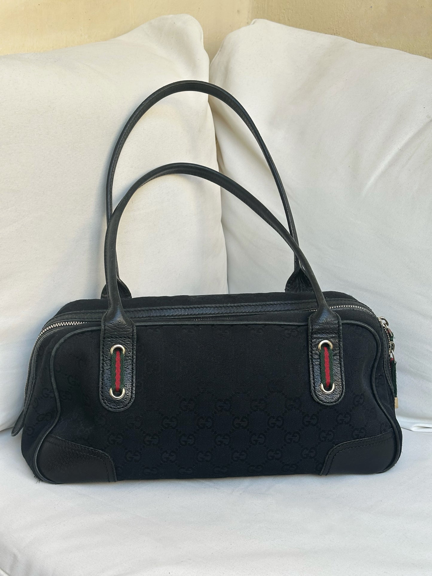 Gucci Prince Boston Monogram Bag
