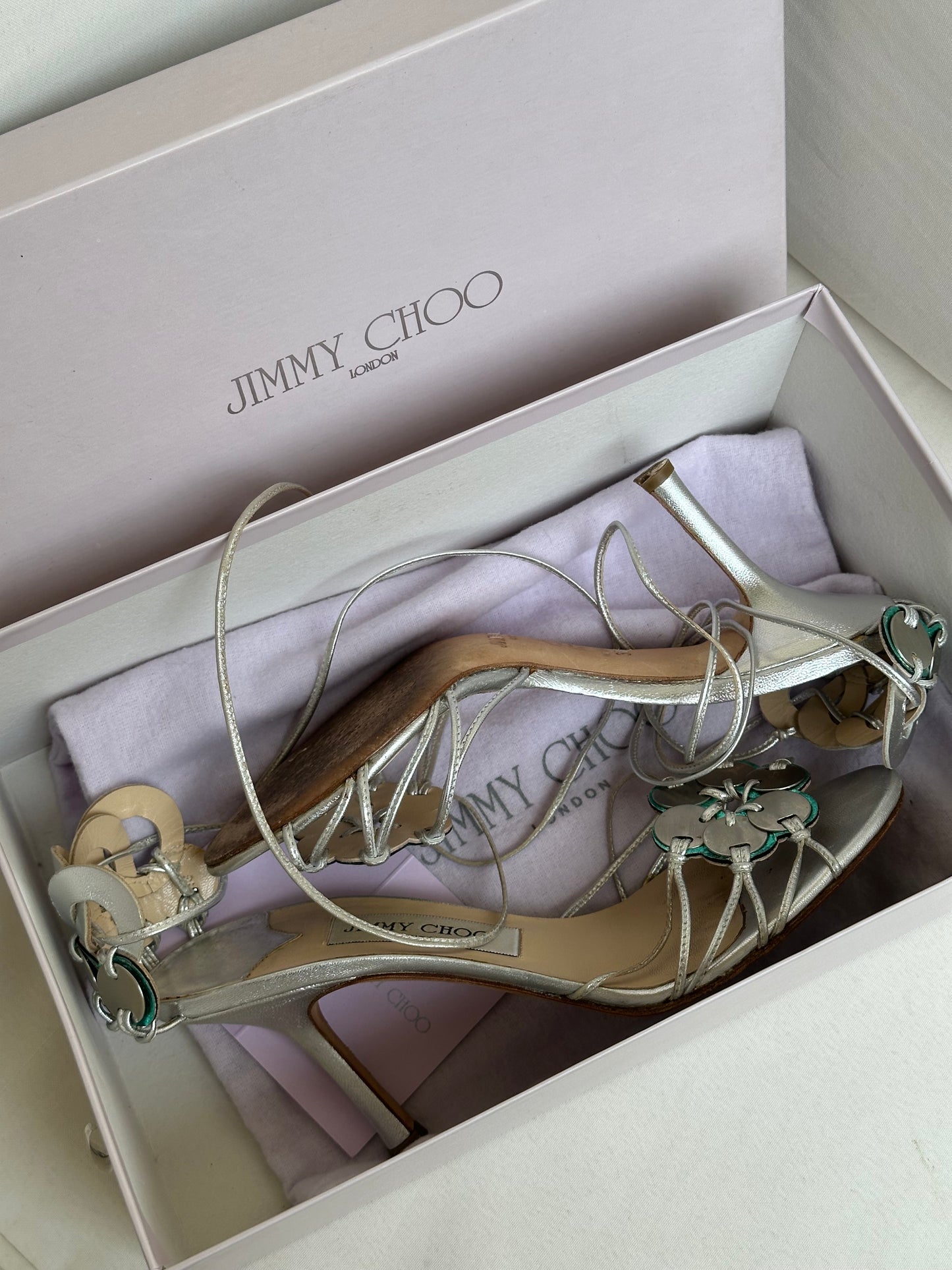 Jimmy Choo Metallic Heels (36,5)