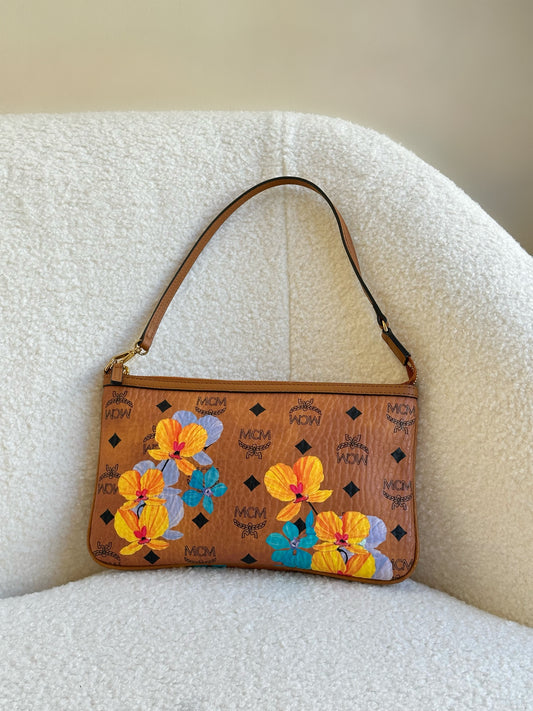 MCM Flower Pochette