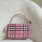 Pink Burberry Pochette Bag