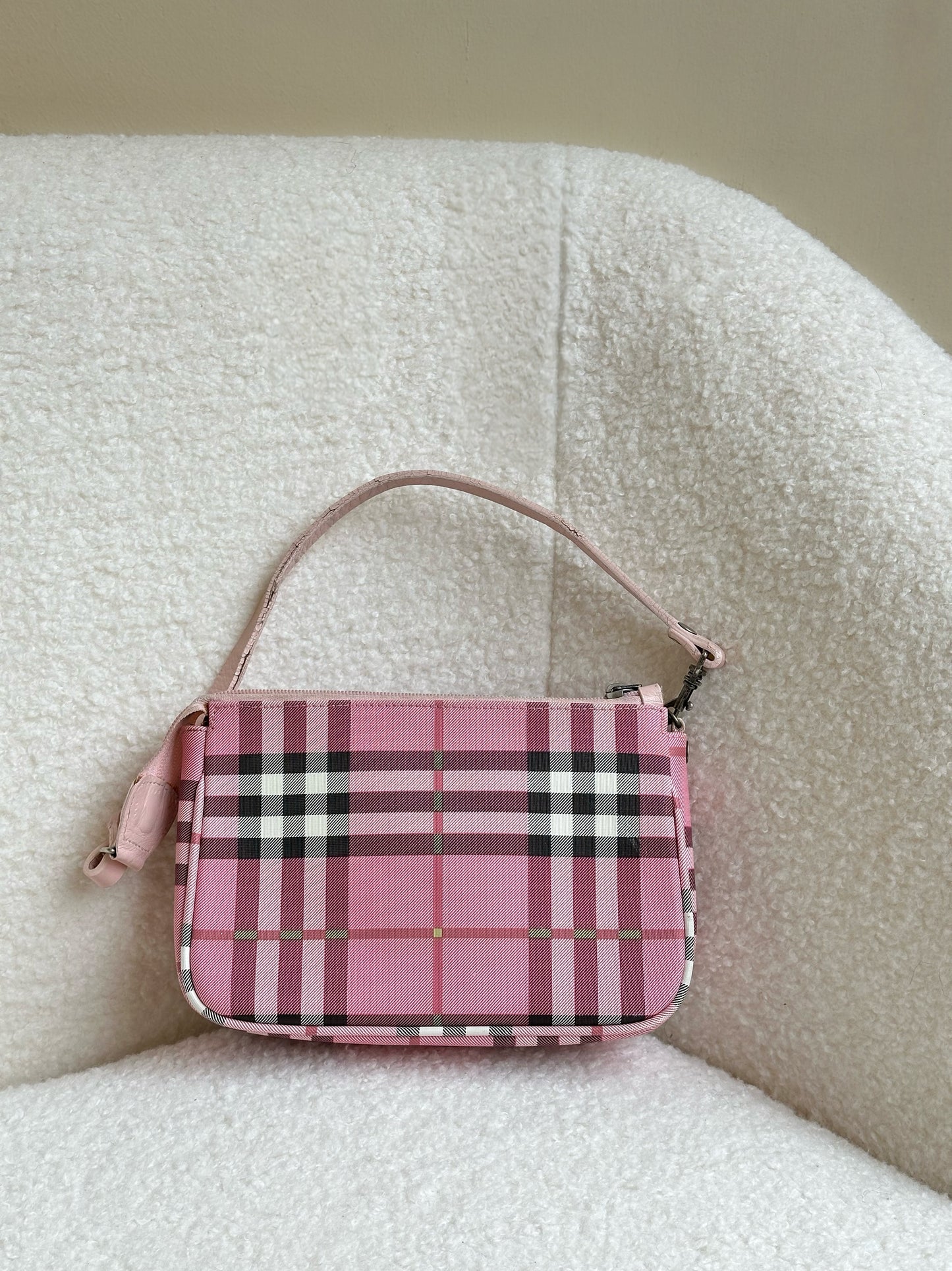 Pink Burberry Pochette Bag