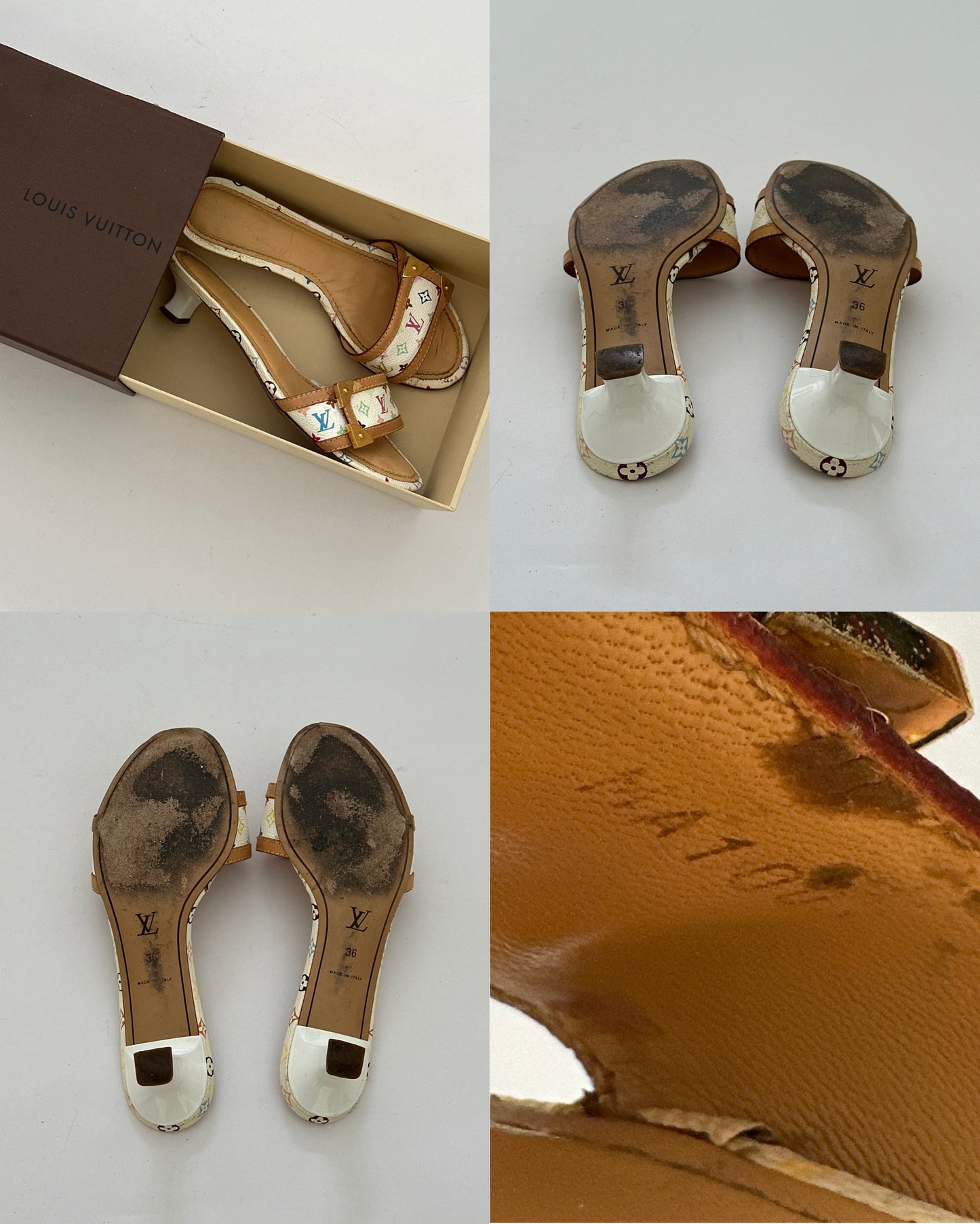 Louis Vuitton Murakami Kitten Heels (36)