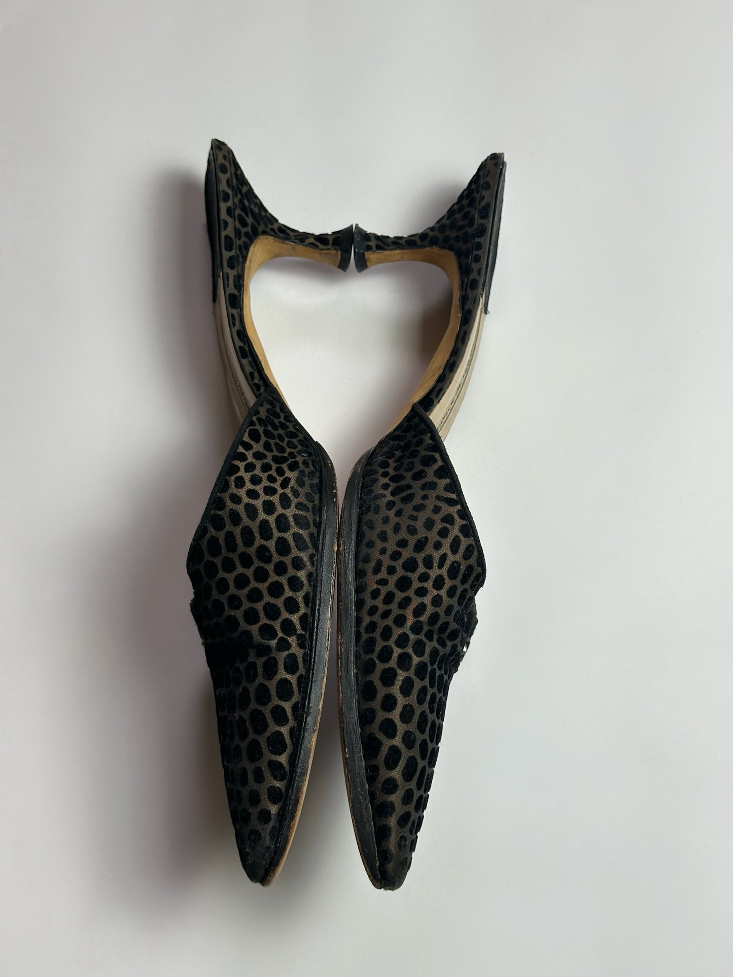 Manolo Blahnik Velvet Mules (39,5)