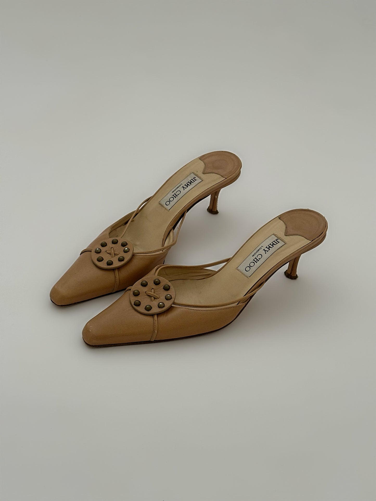 Jimmy Choo Leather Mules (38)