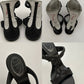 René Caovilla Heels with Rhinestones (36) Full set