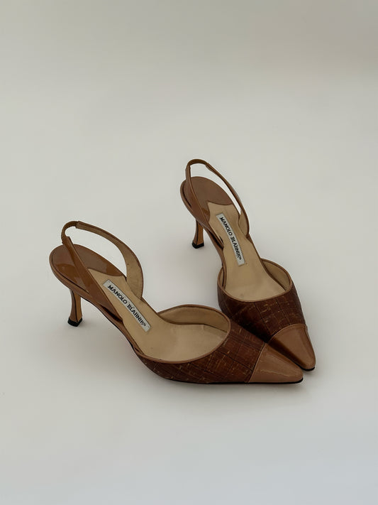 Manolo Blahnik Slingback Pumps (38)